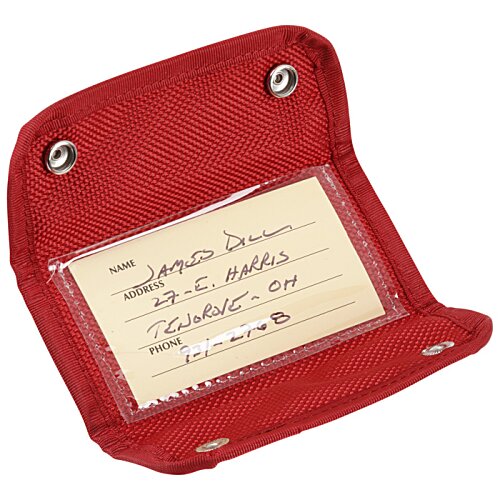 Additional Image 2 - a red case with a white paper