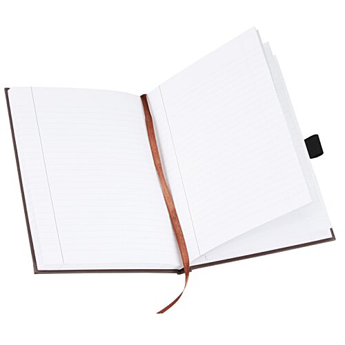 Additional Image 1 - a white notebook with a red band