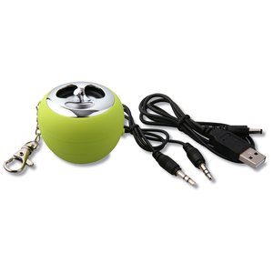 Additional Image 4 - a green round object with black cord