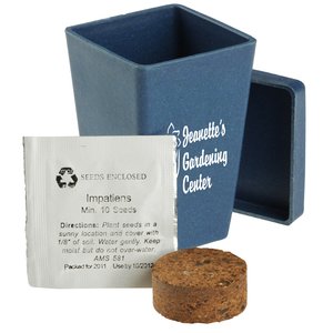 Additional Image 1 - a blue box with a lid and a brown lid