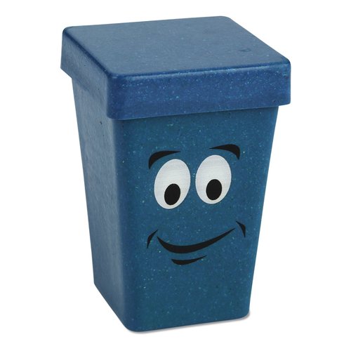 Additional Image 2 - a blue bin with a face on it