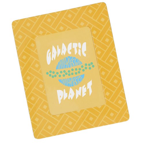 Additional Image 1 - a yellow rectangular object with a logo on it