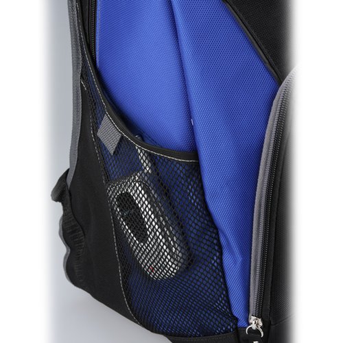 Additional Image 2 - a close up of a blue and black bag