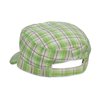 Additional Thumbnail Image 1 - a green and white plaid hat