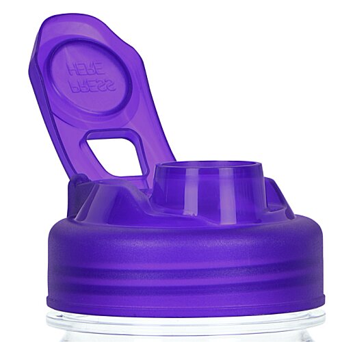 Additional Image 2 - a white and purple water bottle