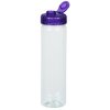 View Image 3 of 3 of PolySure Revive Water Bottle with Flip Lid - 24 oz. - Clear - 24 hr