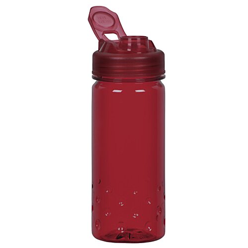 Additional Image 3 - a blue plastic bottle with a blue cap