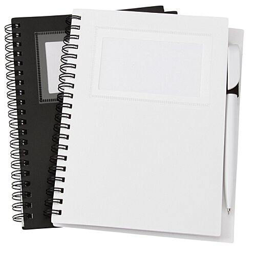 Additional Image 2 - a stack of spiral bound notebooks