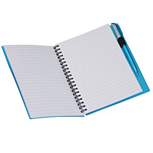 Business Card Notebook with Pen - Translucent - 24 hr 111505-T-24HR ...