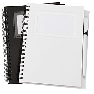 Additional Image 2 - a stack of spiral bound notebooks