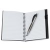 View Image 2 of 3 of Business Card Notebook with Stylus Pen - Opaque