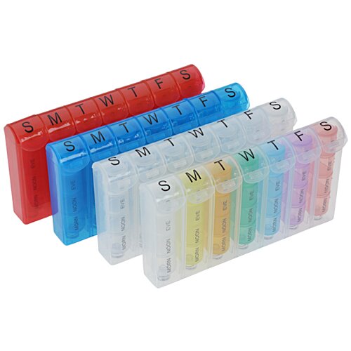 Additional Image 1 - a row of colorful plastic containers