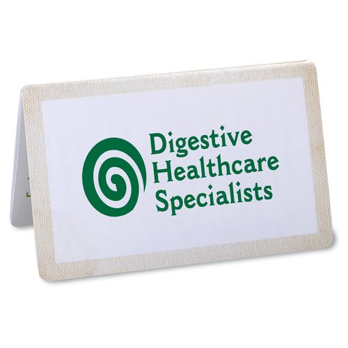 Additional Image 1 - a white card with green text