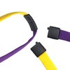 View Image 2 of 2 of Two-Tone Cotton Lanyard - 5/8" - Plastic Bulldog Clip
