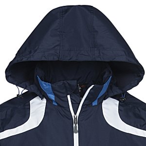 Additional Image 3 - a blue jacket with a hood