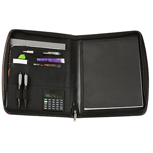Additional Image 1 - a black folder with a pen and a marker