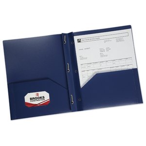 Additional Image 2 - a blue folder with a white label