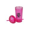 Additional Thumbnail Image 1 - a pink cup with a lid