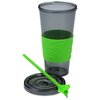View Image 2 of 3 of Smoky Revolution Tumbler with Straw - 24 oz. - 24 hr