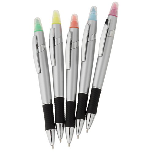 Additional Image 3 - a group of pens with black rubber caps