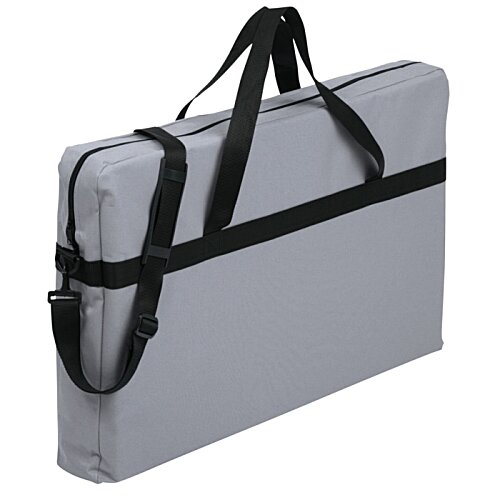 Additional Image 2 - a grey bag with black straps