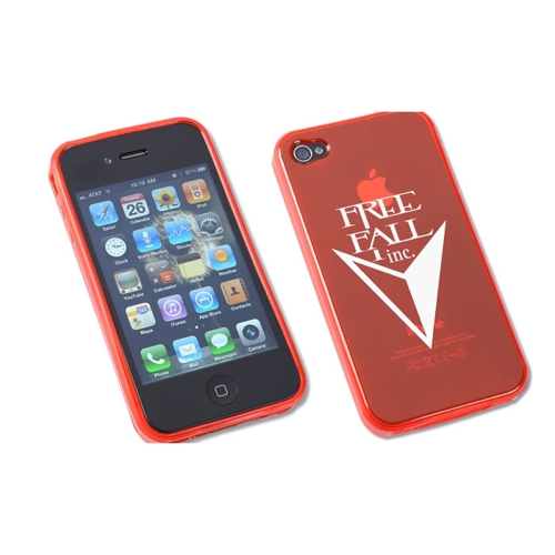 Additional Image 1 - a cell phone with a red case