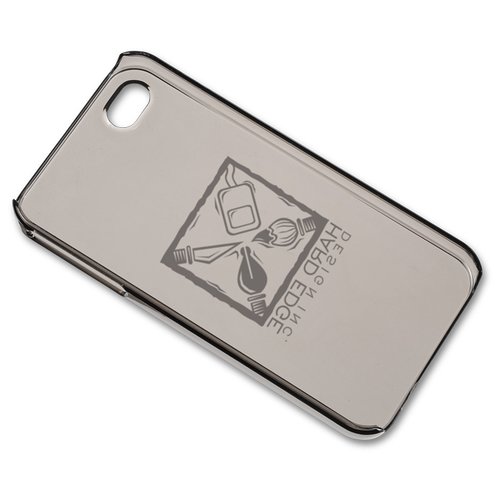 Additional Image 2 - a white phone case with a logo