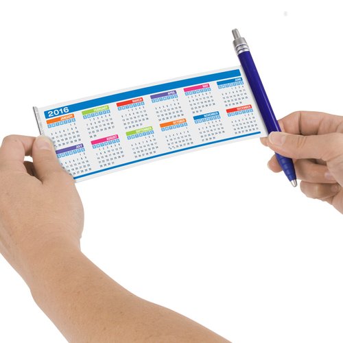 Additional Image 1 - a person holding a pen and a container of pills