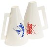 View Image 3 of 3 of Megaphone - Round - 8" - White