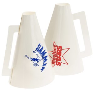 Additional Image 2 - a white cups with blue and red logos