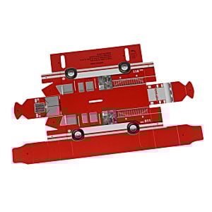 Additional Image 1 - a red and silver toy