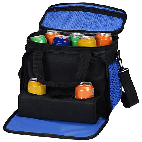Additional Image 1 - a blue and black bag with a black strap