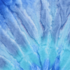 View Image 2 of 3 of Tie-Dye T-Shirt - Two-Tone Spiral - Youth - Embroidered