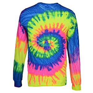 Additional Image 2 - a long sleeved shirt with a spiral design