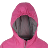 a pink jacket with a hood