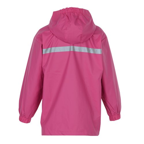 Additional Image 3 - a pink jacket with a white stripe