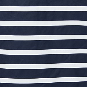 Additional Image 3 - a close up of a black and white striped shirt