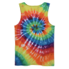 View Image 3 of 3 of Tie-Dyed Multicolor Spiral Tank Top