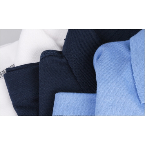 Additional Image 1 - a close up of a blue shirt