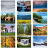 View Image 4 of 4 of Seasons Across America Calendar - Stapled