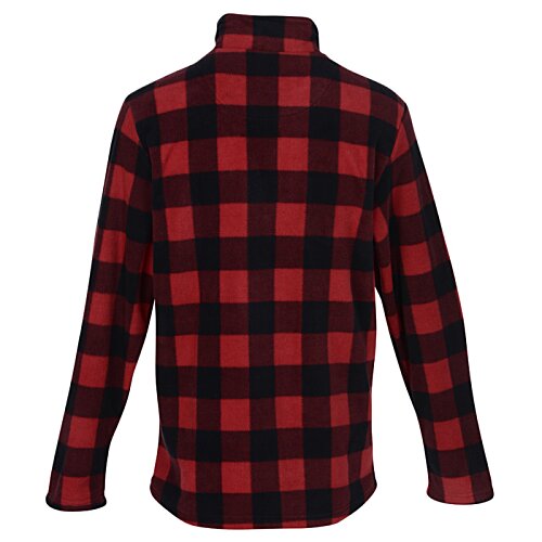 Additional Image 1 - a red and black plaid shirt