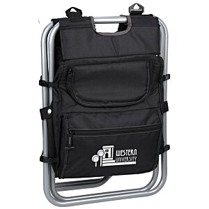 Additional Image 1 - a black bag on a metal frame