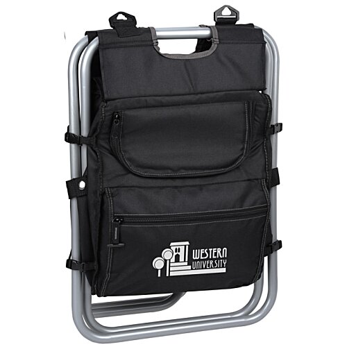 Additional Image 1 - a black bag on a metal frame