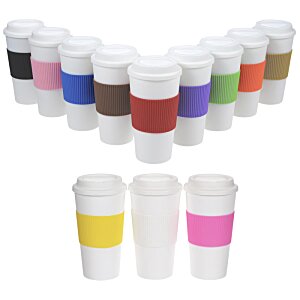 Additional Image 1 - a group of plastic cups with different colors