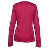 View Image 2 of 2 of Contender Athletic LS V-Neck T-Shirt - Ladies' - Embroidered - 24 hr