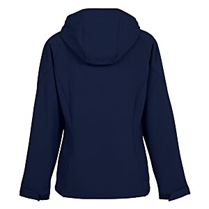 Additional Image 1 - a back view of a blue jacket