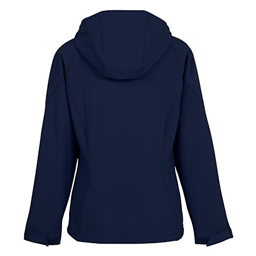 Additional Image 1 - a back view of a blue jacket