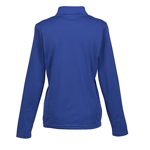 Additional Image 1 - a blue long sleeved shirt