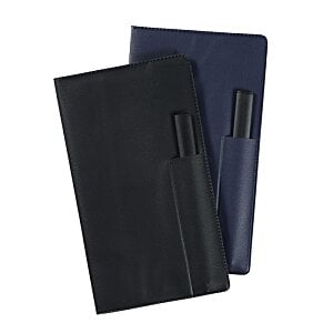 Additional Image 3 - a group of black and blue notebooks