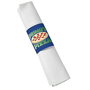 Additional Image 1 - a white roll of paper with a blue label